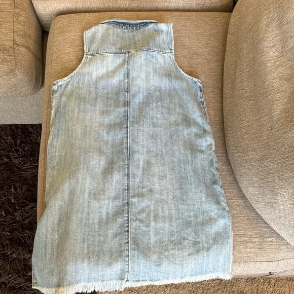 One teaspoon KIDS MINI denim BRAXTON DRESS size 9-10 - Picture 7 of 13